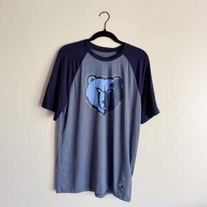 NBA Memphis Grizzlies Blue Short Sleeve Tee - Medium